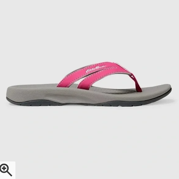 Eddie Bauer Pink Sandals Break Point Flip Flops 7 8 9 10 NWT - Picture 3 of 15